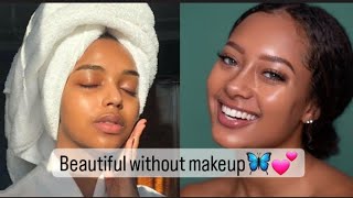 Tips to look beautiful WITHOUT makeup🦋💕#shortvideo #aesthetic