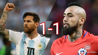 ARGENTINA vs CHILE |  COPA AMERICA  CUP 2021 | 1-1 ALL Extended Highlights & Goals -2021