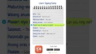 Learn Tagalog Easily