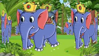 Hathi Raja Kahan Chale Nursery Rhyme | हाथी राजा कहाँ चले |Hindi Ek mota hathi, नानी तेरी मारनी,