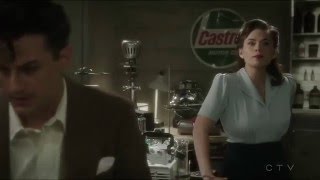 Agent Carter 2x06 scenes:  Peggy and Daniel at Stark's lab