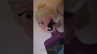 Anna was against Elsa!! 🤫 twisted Disney Pt.2 #shorts #art #creative #disney