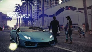 Hawker Mech Day Race / Lamborghini Huracan Spyder (Bumper Camera) - Need for Speed™ Heatᴴᴰ