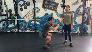 Bodyweight Squat plus a Pulse (Oscillation)