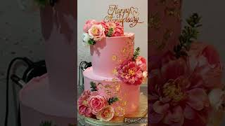 Anniversary cake design #trend #baker #cake #comment #trending  @cakeoclock9