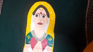 Rajasthani style welcome #wallhangingcraftideas #viralvideo #education and craft