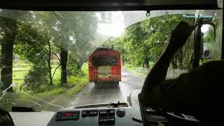 MSRTC Shivshahi chases Parivartan bus