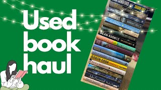 Vlogmas Day 10: Massive Used Book Haul from My In - Laws