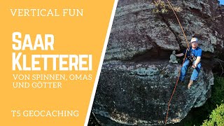 Saar Kletterei - von Spinnen, Omas und Götter - T5 Geocaching - #VerticalFun