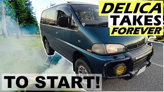 Patience Tested as Mitsubishi Delica Takes FOREVER to Start! | Glow Plugs Circuit Failure!