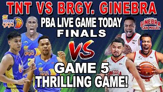 BRGY. GINEBRA vs TNT! Game 5 Finals - PBA Live Full Game Today - Holt Shocking Shot! 2K24