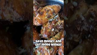 How to cut chicken wings & save money! 💰 #foodshorts #chickenwings #bbq