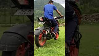 Duke 250 + Rs 200😍| Cinematic shots🎥 | Powerslide & More😎|#duke250#ktm#rs200#bajaj#shorts