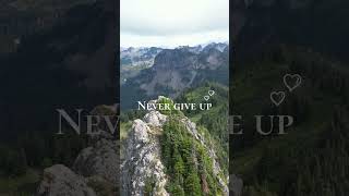 Never give up