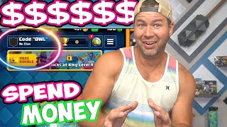 NEW ACCOUNT to 💰SPEND💰 as MUCH AS POSSIBLE on CLASH ROYALE!