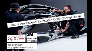 3M Wrap Film Series 2080 Requires Professional Installation