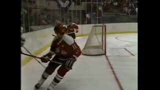 Mike Ridley First NHL Goal 10/10/1985