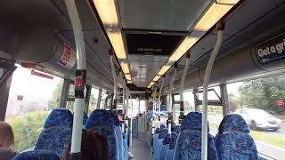 Go North East Scania Omnicity (5268) on the M8 to Metrocentre.