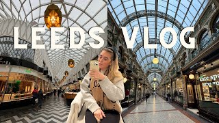 FINALLY Home For Christmas! Yorkshire, Leeds Vlog! Shopping In Leeds & I'm SO Nervous!