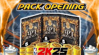 450K VC 3PT ROYALTY PACK OPENING in NBA 2K25 MYTEAM - FREE AGENDA DELUXE PACKS