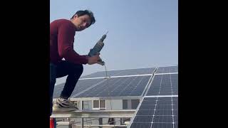 Sonu Sood installing solar panels | Solar Panels Installation | Solar Energy System for Home