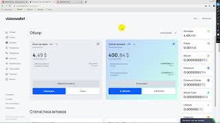 Вывод с Visionwallet на P.M. Результат.