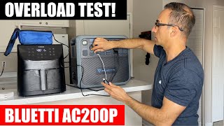 BLUETTI Solar Generator AC200P OVERLOAD Test With Kitchen Appliances! (fail?)