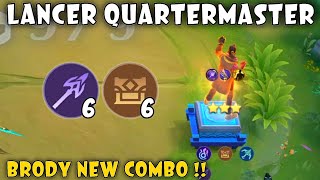 BRODY LANCER QUARTERMASTER + LING SKILL 1 !! MUST WATCH !! MAGIC CHESS MOBILE LEGENDS