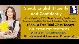 English Speaking, IELTS coaching & Personality Development Institute - British School of Language