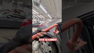 Car door allignment. Car body Repair Denting and painting #auto #car #automobile