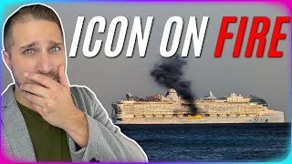 Icon of the seas is ON FIRE in Mexico #iconoftheseas #cruisenews