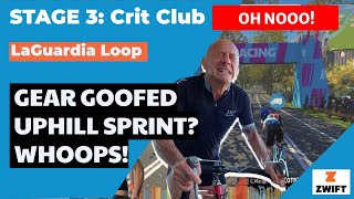 🥈 STAGE 3 Crit Club | LaGuardia Loop (2nd place Cat. C) - ZWIFT RACE