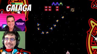 Galaga (1981) para MSX e fliperama #retrogaming