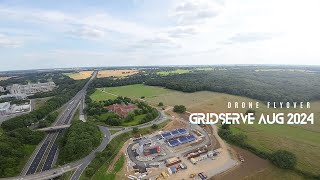 GRIDSERVE STEVENAGE DRONE FLYOVER AUGUST 2024