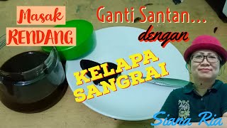 Yang DIET jangan ikuti!! Ganti Santan RENDANG dengan kelapa sangrai!! Enak Gila.. Bakalan Ketagihan!