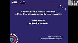 Joanne McGrath, NIHR SPHR-ARC North East & North Cumbria PhD Student, Fuse (Northumbria University)