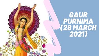 INVITATION FOR GAUR PURNIMA - 28March 2021