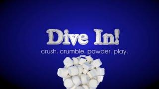 ASMR | School Chalk Baby Powder | Dusty Gritty Cakes & Crunchy Cubes | DUSTY PLAY | Dive In!