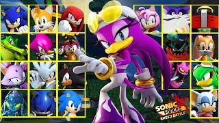 Sonic Forces Speed Battle - ALL CHARACTERS