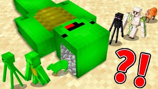 Why Did JJ Transform Mobs Into Mikey in Minecraft? - Maizen Challenge