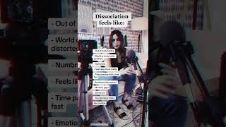 Dissociation feels like this… full “I don’t feel real” video on my page #dissociation #trauma #ptsd