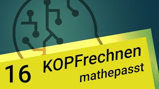 Kopfrechnen 16