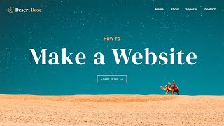 Make a Website Step by Step