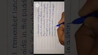 simple printed handwriting ll printed handwriting ll #shorts #writting