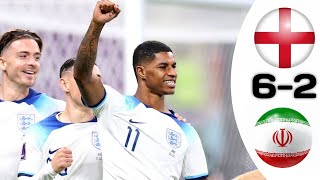 England vs Iran 6-2 : Highlights & All Goals // FIFA World Cup 2022