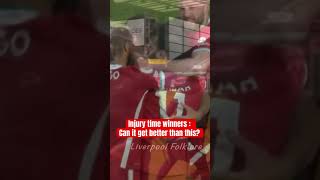 Best injury time winner #liverpool #premierleague #alissonbecker #goals #football #footballshorts