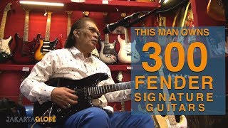 SJAHRUL G. BAJUMI: OWNER OF 300 FENDER SIGNATURE GUITARS