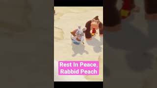 Rest in Peace, Rabbid Peach? #mariorabbids #mario #donkeykong