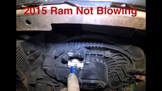 2015 Ram 1500 Blower Motor Replacement