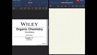 Organic 1 Ch 11: part 1 Synthesis approach